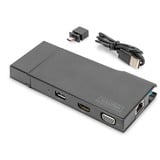 Digitus Universal Travel Docking Station , Dockingstation HDMI, USB, USB-C, VGA, RJ-45, Kartenleser