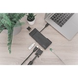 Digitus Universal Travel Docking Station , Dockingstation HDMI, USB, USB-C, VGA, RJ-45, Kartenleser
