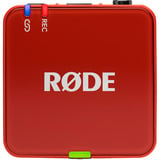Rode Microphones Wireless GO (Gen 3), Mikrofon dunkelrot