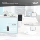 Digitus Line-Interaktive USV, 600 VA/360 Watt schwarz