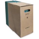 Digitus Professional Cat.6a U/FTP Verlegekabel simplex, Eca blau, 100 Meter Rolle