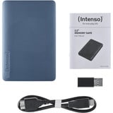 Intenso Memory Safe 1 TB, Externe Festplatte blau, extern, USB-A 3.2 Gen 1 (5 Gbit/s)
