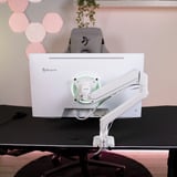 Arozzi Alzare Neo Single, Monitorhalterung weiß