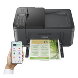 Canon PIXMA TR4755i, Multifunktionsdrucker schwarz, USB, WLAN, Kopie, Scan, Fax, kompatibel zu Pixma Print Plan und Auto Ink Delivery, Duplex (Druck)