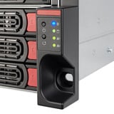 SilverStone SST-RM43-324-RS, Rack, Server-Gehäuse schwarz/rot, 4 Höheneinheiten