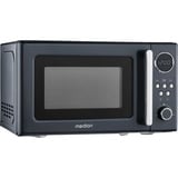 Medion MD15000 Retro, Mikrowelle grau