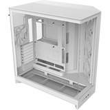 NZXT H9 Flow RGB , Tower-Gehäuse weiß (matt), Tempered Glass x 2