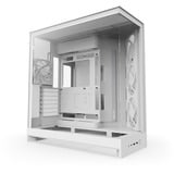 NZXT H9 Flow RGB , Tower-Gehäuse weiß (matt), Tempered Glass x 2