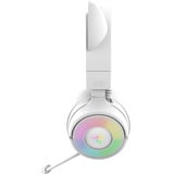 Razer Kraken Kitty V3 Pro, Gaming-Headset weiß, Bluetooth, USB-Dongle, USB-Kabel