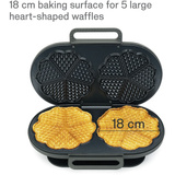 Wilfa Waffeleisen Joy Double WM5BD-200P schwarz, 1.000 Watt