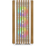 Sharkoon Rebel C70G RGB , Tower-Gehäuse weiß/holz, Tempered Glass