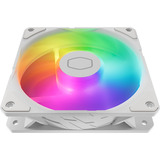 Cooler Master SickleFlow Edge 120 ARGB White Edition Fan Kit, Gehäuselüfter weiß, 3er-Pack, mit A1 Mini LED Controller, 120 mm