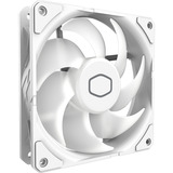 Cooler Master SickleFlow Edge 120 ARGB White Edition Fan Kit, Gehäuselüfter weiß, 3er-Pack, mit A1 Mini LED Controller, 120 mm