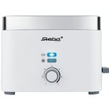 Steba Toaster TO 10 Bianco weiß/edelstahl, 930 Watt, für 2 Scheiben Toast