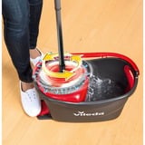 Vileda Wischmop Turbo EasyWring & Clean Box, Bodenwischer schwarz/rot