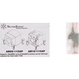 SilverStone SST-AR10-115XP, CPU-Kühler silber/schwarz, 70 mm