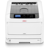 OKI C824dn, LED-Drucker grau/schwarz, USB, LAN, Duplex (Druck)