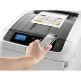 OKI C824dn, LED-Drucker grau/schwarz, USB, LAN, Duplex (Druck)