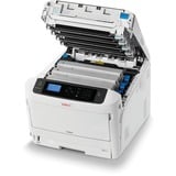OKI C824dn, LED-Drucker grau/schwarz, USB, LAN, Duplex (Druck)