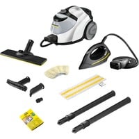 Kärcher SC 5 EasyFix Iron, Dampfreiniger weiß/schwarz, 2.250 Watt, inkl. Dampfdruck-Bügeleisen