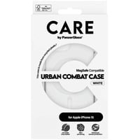 PanzerGlass Urban Combat Case, Handyhülle transparent/weiß, iPhone 15, MagSafe