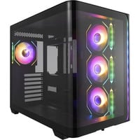 FSP M580, Tower-Gehäuse schwarz, Tempered Glass x 2