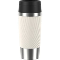 Emsa TRAVEL MUG Classic Twist , Thermobecher creme/edelstahl, 0,36 Liter