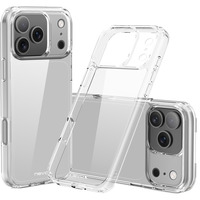 Nevox StyleShell FLEX, Handyhülle transparent, iPhone 17 Pro / iPhone 18 Pro
