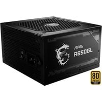 MSI MAG A650GL, PC-Netzteil schwarz, 4x PCIe, Kabelmanagement, 650 Watt