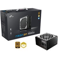 FSP MEGA GM 1000W, PC-Netzteil schwarz/weiß, 1x 12-Pin High Power GPU, 3x PCIe, Kabelmanagement, 1000 Watt