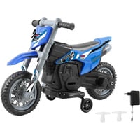 Jamara Ride-on Motorrad Power Bike, Kinderfahrzeug blau, 6V