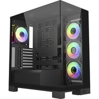 FSP M540, Tower-Gehäuse schwarz, Tempered Glass x 2