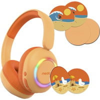 Medion Life HE-1 Kids  Bluetooth Kinderkopfhörer orange, Bluetooth, microSD, MP3-Player