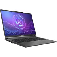 MSI Creator A16 AI+ A3HVGG-047, Notebook grau, AMD Ryzen AI 9 365, NVIDIA GeForce RTX 4070, 32 GB LPDDR5X, 1 TB (1 TB SSD), Windows 11 Pro