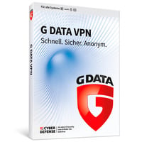 G DATA VPN, Sicherheit-Software 10 Lizenzen, 1 Jahr