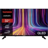 Telefunken QF32AN750S, QLED-Fernseher 80 cm (32 Zoll), schwarz, FullHD, Triple Tuner, Mediaplayer, Smart-TV