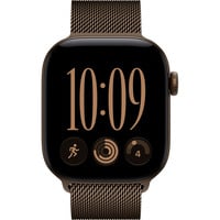 Apple Watch Series 12, Smartwatch grau, Aluminium, 42 mm, Milanaise Armband Dunkelbronze