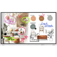 Samsung Flip WM75FX, Public Display weiß/grau, UltraHD/4K, Touchfunktion, Multi‑Touch