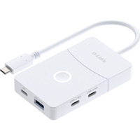 D-Link DUP-501, Hub weiß, USB-C, PD, Wireless HDMI