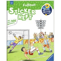 Ravensburger Wieso? Weshalb? Warum? Stickerheft - Fußball, Lernbuch 