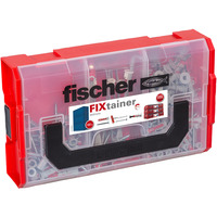 fischer FixTainer - DuoLine + Schraube, Dübel hellgrau/rot, 181-teilig