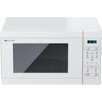 SHARP YC-MS02E-C, Mikrowelle weiß