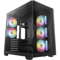 DeepCool CG590U 5F, Tower-Gehäuse schwarz, Panorama Glass