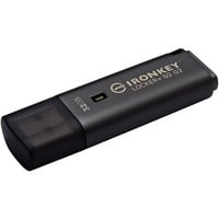 Kingston IronKey Locker+ 50 G2 32 GB, USB-Stick anthrazit, USB-A 3.2 Gen 1