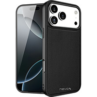 Nevox StyleShell NYLO, Handyhülle schwarz, iPhone 17 Pro Max / iPhone 18 Pro Max