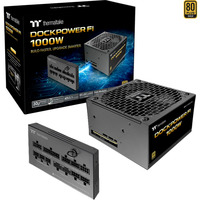 Thermaltake Dockpower FI 1000W, PC-Netzteil schwarz, 1x 12-Pin High Power GPU, 5x PCIe, Kabelmanagement, 1000 Watt