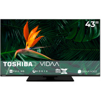 Toshiba 43LV3F63DA, LED-Fernseher 108 cm (43 Zoll), schwarz, FullHD, VIDAA-Betriebssytem