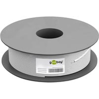 goobay Netzwerkkabel Cat.6, S/FTP (PiMF) grau, 100 Meter, flexibel
