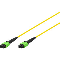 Digitus Glasfaser-Patchkabel, MPO, Buchse, OS2, Methode A gelb, 5 Meter