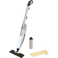 Kärcher SC 2 Upright EasyFix, Dampfreiniger weiß, 1.600 Watt, mit Bodenreinigungsset EasyFix